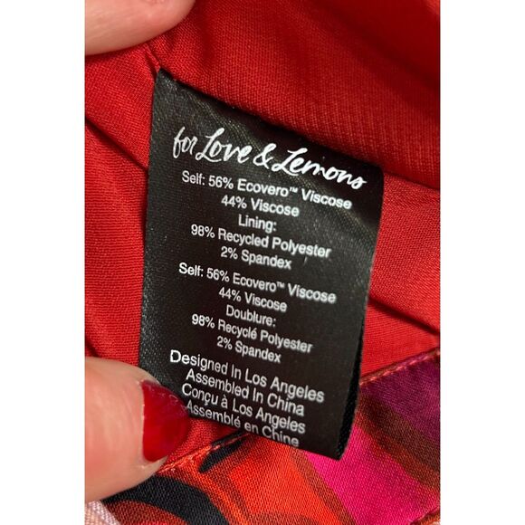 For Love & Lemons — Davina Tie Front Blouse — XXS — NWT - Picture 6 of 9